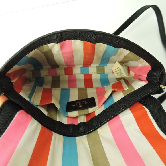 Kate Spade Black Saffiano Leather Cross body Shoulder Bag purse Clutch Sally - Picture 10 of 10